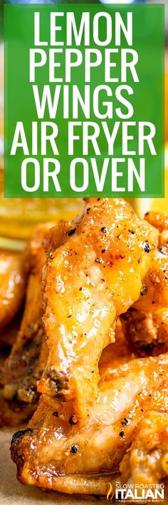 lemon pepper wings are the best air fryer or oven