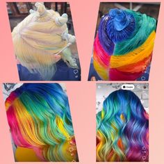 Types Of Hair Color Techniques, Hair Color Patterns, Hair Dye Placement, Multi Color Hair Dye Techniques For Short Hair, Vibrant Hair Color Placement, Vivid Color Placement, Hair Dye Placement Ideas, Hair Color Placement Ideas, Prism Hair Color Technique