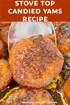 an image of homemade stove top candied yams recipe