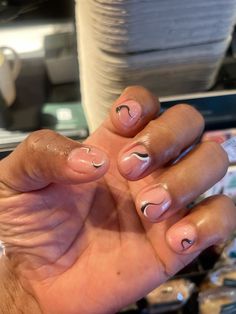 Men Gel Manicure, Simple Men Nails, Men French Tip Nails, Masc Christmas Nails, Minimalist Nails Men, Christmas Nails For Men, Christmas Nails Men, Men’s Nail Arts, Men’s Nails Manicure