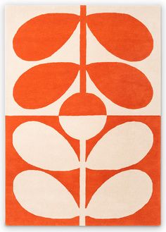 Brink & Campman Orla Kiely Giant Sixties Stem Tomato 8719956824944 Calm Nursery, Rhythmic Pattern, Custom Area Rugs, Orla Kiely, Area Rug Sizes, Large Area Rugs, Hand Tufted Rugs, Rug Sale, Of Wallpaper