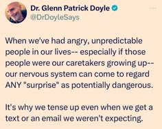 a tweet from dr glenn patrick doyle on twitter