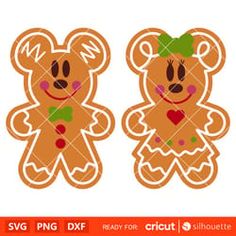 two teddy bears with hearts and bows on their heads, one is cut out from paper