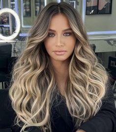 Cream Highlights Brown Hair, Buttery Blonde Hair Balayage, Brownish Blonde Hair Color, Brownish Blonde Hair, Ash Blonde Hair Balayage, Honey Highlights, Brown Hair Extensions