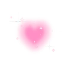 a pink heart shaped object with stars in the background