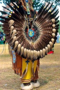 a native american man dressed in an elaborate costume