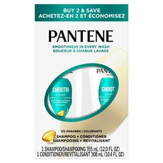 HARD WORKING, LONG LASTING Your haircare should work as hard as you do. Pantene PRO-V Smooth & Sleek Shampoo + Conditioner bundle gently cleanses and moisturizes to smooth frizzy hair, remove dirt and impurities, and soften stubborn strands for smoothness. This formula is safe for colored hair and crafted with protective anti-oxidants and pH balancers to leave you with healthy and shiny strands. With Pantene Pro-V Smooth & Sleek, say goodbye to frizzy strands and unleash soft, hydrated hair that Smooth Frizzy Hair, Hair Remove, Body Shampoo, Hydrate Hair, Personal Care Products, Fuller Hair, Colored Hair, Frizzy Hair, Color Treated Hair