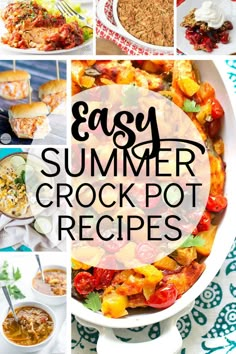 easy summer crock pot recipes