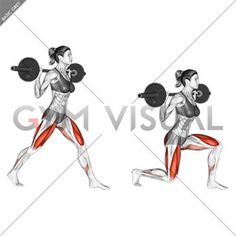 a woman doing squat exercises with dumbbells and barbell curls in three different positions