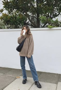 Jumper Outfits, Vinter Mode Outfits, 00s Mode, Chique Outfit, Look Legging, Autumn Fits, Looks Street Style