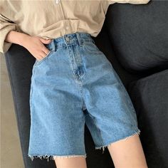 FREE SHIPPING ON ALL ORDERS OVER $50 | 100% SATISFACTION GUARANTEED Click "ADD TO CART" To Get Yours Now | Up To 60% OFF✨ With a high waist and a wider leg, these jeans cover all the right areas while keeping you breezy. 📌 The Fabric Is Very Comfortable 📌 Made With Polyester 📌 100% Satisfaction Guaranteed Tag us to be featured at @arimonz_style on Instagram! Package Includes: 1 *Cotton Denim Shorts Jeans Half Length Short High Waist Biker Shorts *Please allow 10-21 business days for the item Comfy Jeans, Outfits Winter, Shorts Jeans, High Waisted Shorts Denim, Biker Shorts, High Waisted Denim, Pants Outfit, Casual Jeans, Denim Wash