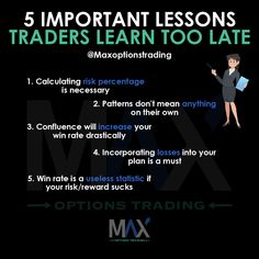 the five important lessons for trading