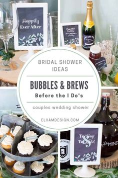 the bridal shower ideas bubbles and brews before the i do's are here