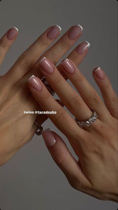 Wow Nails, Simple Gel Nails, Minimal Nails, Casual Nails, Simple Acrylic Nails, Blush Nails, Classic Nails