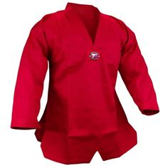 This Martial Arts V-Necks Jackets are made of cotton and polyester blended fabric for less wrinkle and minimum shrinkage.- Light weight (7.5oz) Jacket Only- Perfect for beginners or intermediate students.- Size: #0000, #000, #00, #0, #1, #2, #3, #4, #5, #6, #7, #8- Size Chart listed with the pictures is REFERENCE ONLY Color: Red. Forearm Guard, Taekwondo T Shirt, Taekwondo Gold Medal, Korean Martial Arts, Sparring Gear, Karate Belt