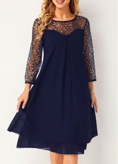 Size:M;Size:L;Size:XL;Size:XXL;Size:S;Color:Navy Blue;Decoration:Sequin;Occasion:Party;Style:Elegant;Silhouette:High waist;Sleeve&apos;s Length:Three Quarters Sleeve;Dress Length:Mid Calf;Pattern Type:Solid;Neckline:Round neck;Washing Instructions:Hand Wash;Color Scheme:Blue;Season:Winter;Package Contents:1 X Dress;Composition:100%Polyester; Dresses Comfortable, Navy Blue Sequin Dress, Wine Red Dress, Latest Dress For Women, Red Sequin Dress, Three Quarter Sleeve Dresses, Navy Blue Midi Dress, Blue Sequin Dress, Sequin Formal Dress