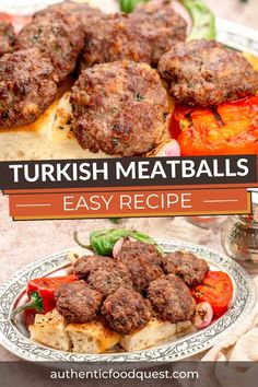 turkish meatballs are an easy and delicious appetizer