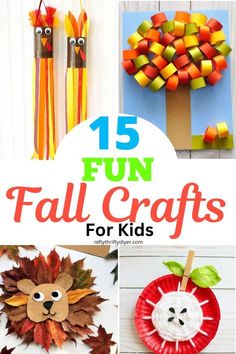 fall crafts for kids that are fun and easy to make