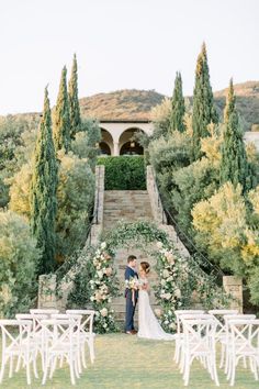 an instagram photo of a bride and groom at their wedding