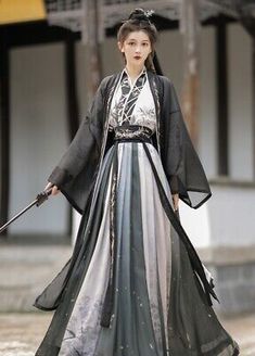 ad eBay - Historical Chinese Swordman Cosplay Costume Song Dynasty Embroidered Outfit Set - Buy Now, click the link (eBay) Historical Chinese Clothing, Chinese Hanfu Dress, Embroidered Outfit, Dynasty Clothing, Traditional Asian Dress, Bust Dress, Chinese Traditional Clothing, Hanfu Dress, Chinese Hanfu