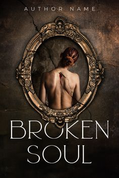 Premade Book Cover by The Book Cover Designer Empty Book Cover, Shattered Mirror, Empty Book, Creative Book Covers, Side Portrait, Creepy Faces, Book Cover Design Inspiration, Dark Portrait, Broken Soul