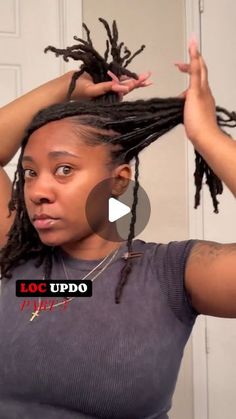 Loc’d Not Bound on Instagram: "We can agree that an updo with a claw clip is hard to do with thick LOCS! But This has made it so much easier to do this style by sectioning each part an pinning it before the claw clip!  🔒LNB Feature + tutorial: LNB Feature: @kmoniique" Barrel Updo Locs, How To Style Locks Hairstyles, Easy Diy Loc Styles, Medium Loc Updos For Women, How To Style Locs Dreadlocks, Style Dreadlocks For Women Black, Easy Loc Updo Styles, How To Style Dreadlocks Black Women, Loc French Roll