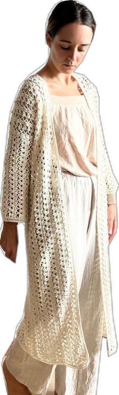 Kimono Crochet, Crochet Duster, Boho Cardigan, Cardigan Crochet, Crochet Tunic, Long Kimono, Cardigan Long, Long Knit, Boho Crochet