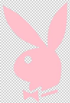 an image of a pink bunny rabbit on a white background