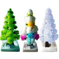 PRICES MAY VARY. 🌲✔【MATERIAL AND SIZE】🌲✔ Paper + chemical reagents，6.7x4.1x1.6 inches 🌲✔【BOOST FRIENDSHIP WITH YOUR KIDS】🌲✔ DIY this Christmas tree could enhance the relationship between you and your kids, A new novelty Christmas line that appeals to all ages.Great Surprise for little kids to remember.Add the special magic liquid to the base of the cardboard tree and watch the crystal to grow. The tree sprouts green foliage on its branches. 🌲✔【HOW TO USE】 🌲✔1.Take out the accessories in th Strofoam Christmas Tree, Diy Crystal Growing, Cardboard Tree, Crystal Growing, Christmas Tree Kit, Growing Crystals, Magic Christmas, Tree Magic, Crystal Christmas Tree