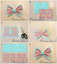 how to make a bow tie out of fabric