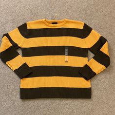 Boys 14 Sweater The Childrens Place, Knit See Second Picture For More Accurate Color Perfect And New With Tags Comment Below With Any Questions Comes From A Smoke Free Household And Pet Friendly Household Striped Sweaters, Toddler Boy Sweater, Yellow Knit Sweater, Argyle Sweater Vest, Yellow Knit, Quarter Zip Sweater, Grey Knit Sweater, Argyle Sweater, Boys Sweaters