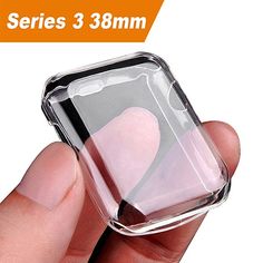 a hand holding a clear case with the words 2 pcs on it