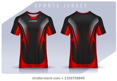 the front and back view of a sports jersey