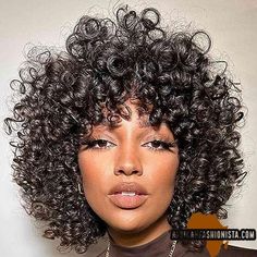 Allbell Short Curly Wigs for Black Women Soft Black Big Curly Wig with Bangs Afro Kinky Curls Heat Resistant Natural Looking Synthetic Wig for African American Women Details) To report an issue with this product or seller, click here. Package Dimensions ‏ : ‎ 11.34 x 8.7 x 3.03 inches; 9.88 ounces Manufacturer ‏ : ‎ Allbell ASIN ‏ : ‎ B0CCNKT89N 【Curly Wig Quality】Big curly wig is soft fibers, heat resistant, suitable for long-term application. Breathable ros Curly Bangs, Bangs With Medium Hair, Short Curly Wigs, Hair With Bangs, Curly Hair With Bangs, Medium Hair Cuts, Hair Photo, Short Curly Hair