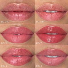 Lip Liner Tattoo, Permanente Make-up, Permanent Lipstick, Candy Lips, Color Healing