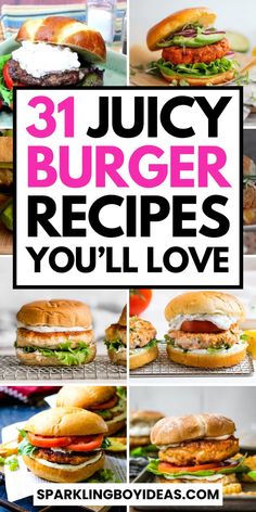 Burger recipes for every taste! Explore classic beef burgers and gourmet burgers that elevate your grill game. Try our vegan burger ideas or low-carb burgers for a healthier twist. Spice things up with spicy jalapeño burgers or enjoy the unique flavors of Asian-inspired burgers. Whether you're hosting a BBQ with smoky BBQ pulled pork burgers or making sliders for party snacks, we've them all. From breakfast burger ideas to cheese-stuffed burgers, make every bite count. Sliders For Party, Bbq Burger Recipes, Burger Ideas, Veggie Options, Jalapeno Burger, Stuffed Burgers, Bbq Burger