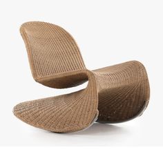 an image of a chair made out of wicker