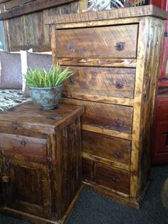 Navajo Old Fashion Nightstand Western Clothes Drawer, Bedroom Cabinet, Western Bedroom, Bedroom Cabinets, Grey Color Scheme, Old Fashion, Bed Styling, Bedroom Themes, Interior Design Styles