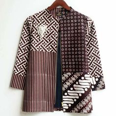 Batik Lurik Kombinasi, Blouse Tenun, Tenun Dress