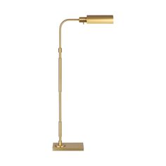 Generation Lighting - CT1161BBS1 - One Light Task Floor Lamp - Kenyon - Burnished Brass Picture Lights, Reading Lamp Floor, Task Floor Lamp, Burnished Brass, Oval Table Dining, Reading Lamp, Modern Lamp, Burke Decor, Modern Table Lamp