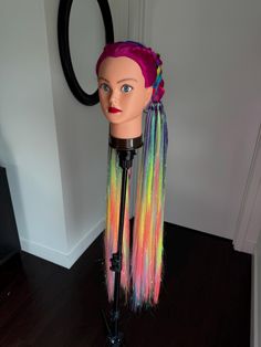 Step into a world of vibrant color and playful style with our "Vivid Kaleidoscope" hair extension! This handmade accessory is your ticket to turning heads and adding a splash of fun to your look, whether you're strutting down the street or lighting up the dance floor. 🌈 A Rainbow of Color: "Vivid Kaleidoscope" is packed with bright, bold hues that will transform your hair into a living work of art. Think vivid pinks, electric blues, and fiery oranges - a burst of color that'll make any day feel Kaleidoscope Hair, 24 Inch Hair Extensions, Playful Style, The Dance, Hair Extension, Dance Floor, A Rainbow, Handmade Accessories, Electric Blue