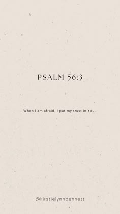 the words are written in black and white on a sheet of paper that says,'i am afraid to put my trust in you