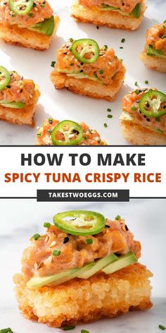 how to make spicy tuna crispy rice