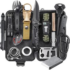 Gifts for Men Dad Him Birthday Christmas Fathers Day, Cool Gadget/Survival Gear  | eBay Stocking Stuffers For Boys, Camping Accesorios, Top Gadgets, Emergency Survival Kit, Paracord Survival, Boys Toys, Hunting Accessories, Wilderness Survival, Survival Tools