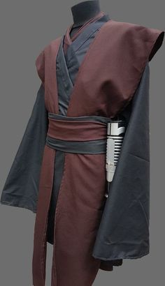 Star Wars Costume Pattern, Jedi Robe Pattern Kids, Star Wars Costume Accessories, Starwars Coat, Star Wars Dress