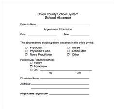 a form of application for the school system