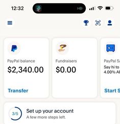 the pay balance app is displayed on an iphone screen, and it shows how much money can