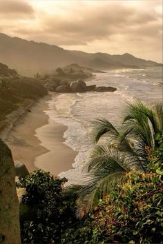 South America Landscape, Colombia Beach Aesthetic, Summer Landscape Aesthetic, Columbian Aesthetic, Beach Landscape Wallpaper, At Peace Aesthetic, Beautiful View Aesthetic, South America Aesthetic, Latin America Aesthetic