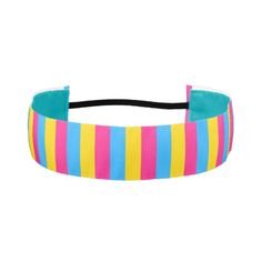 LGBT Pride Pansexual Flag Colors 1-1/2" Athletic Headband #pride #lgbt #rainbow #livefree Thigh Band, Pansexual Flag, Athletic Headbands, Cute Disney Outfits, Pansexual Pride, Lgbt Pride, Flag Colors, Elastic Headbands, Good Hair Day