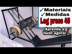 an image of a gym equipment with the words leg press 45 on it and in spanish